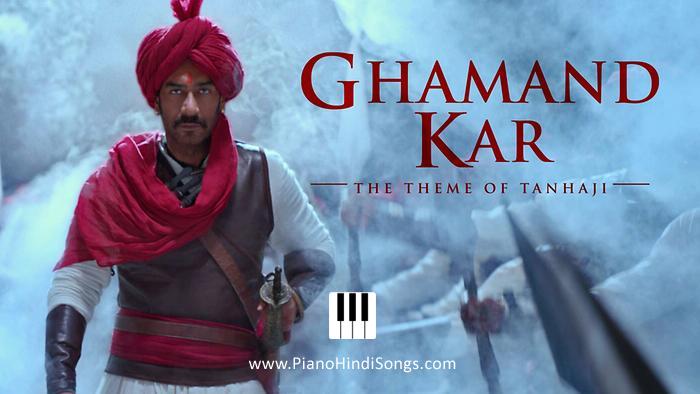 Ghamand Kar Tanhaji Piano Notes Piano Hindi Songs